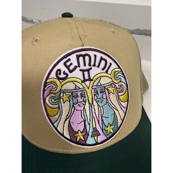 Otto Gemini Zodiac Hat Women’s Multicolor Adjustable One Size Baseball Cap Patch